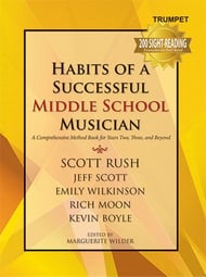 Habits of a Successful Middle School Musician Baritone BC band method book cover